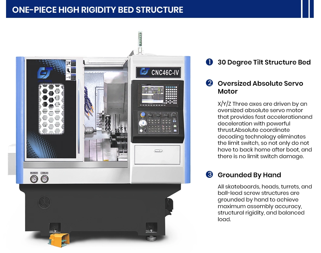 Jtc Tool CNC Bridge Type Machining Center China Manufacturers Turning Lathe High Productivity CNC52c-Ivd Best Mill Turn Machine