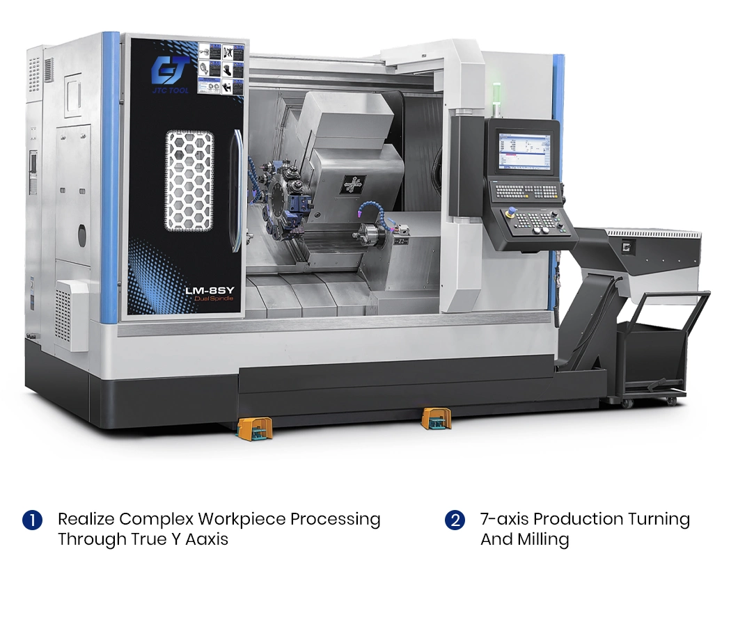 Jtc Tool 5 Axix CNC Machine China Supplier CNC Millers 0.05mm Positioning Accuracy Lm-10sy Doosan Turn Mill Center